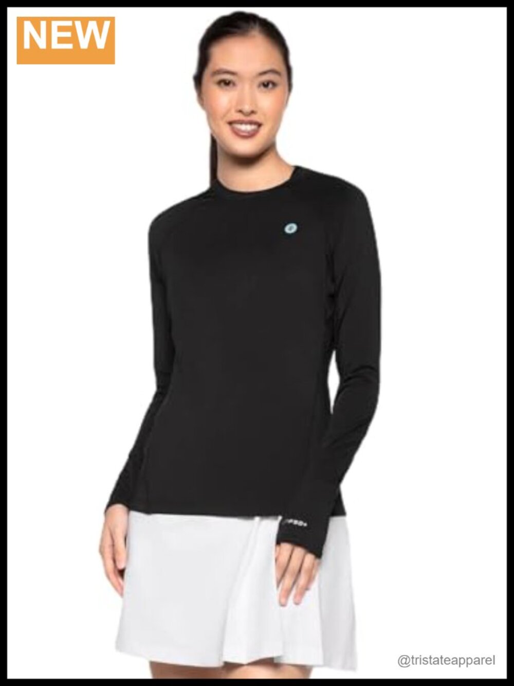 UPF 50+ Women's Long Sleeve Fitness T-Shirt Sun Protection Athletic